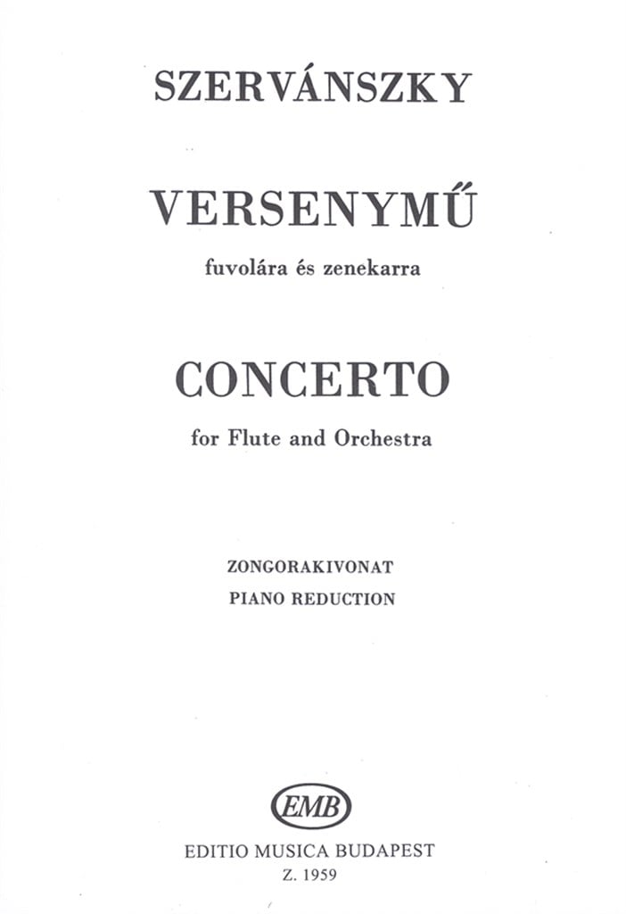 Concerto for flute and orchestra